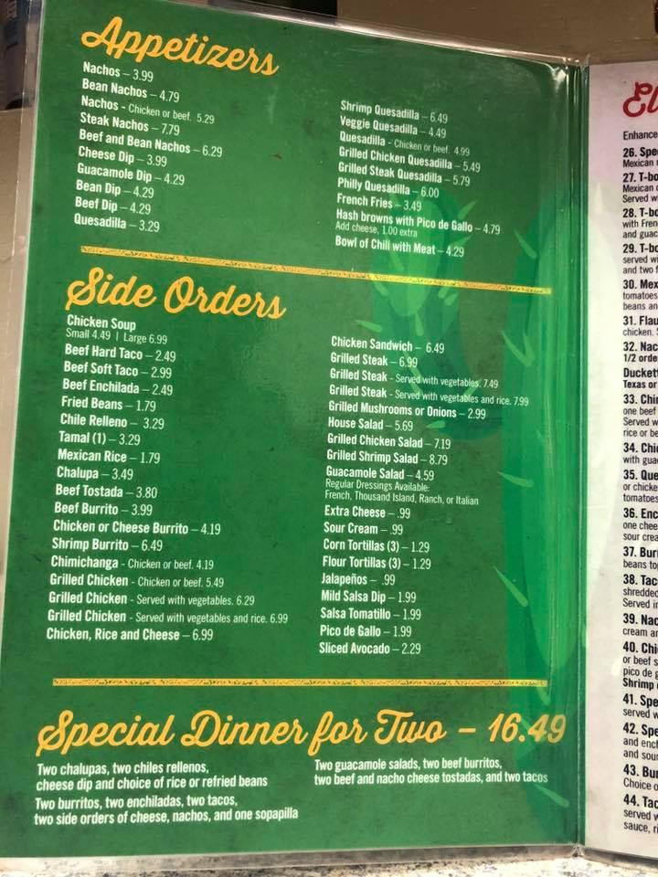 El Giro Mexican Restaurant Menu image 4